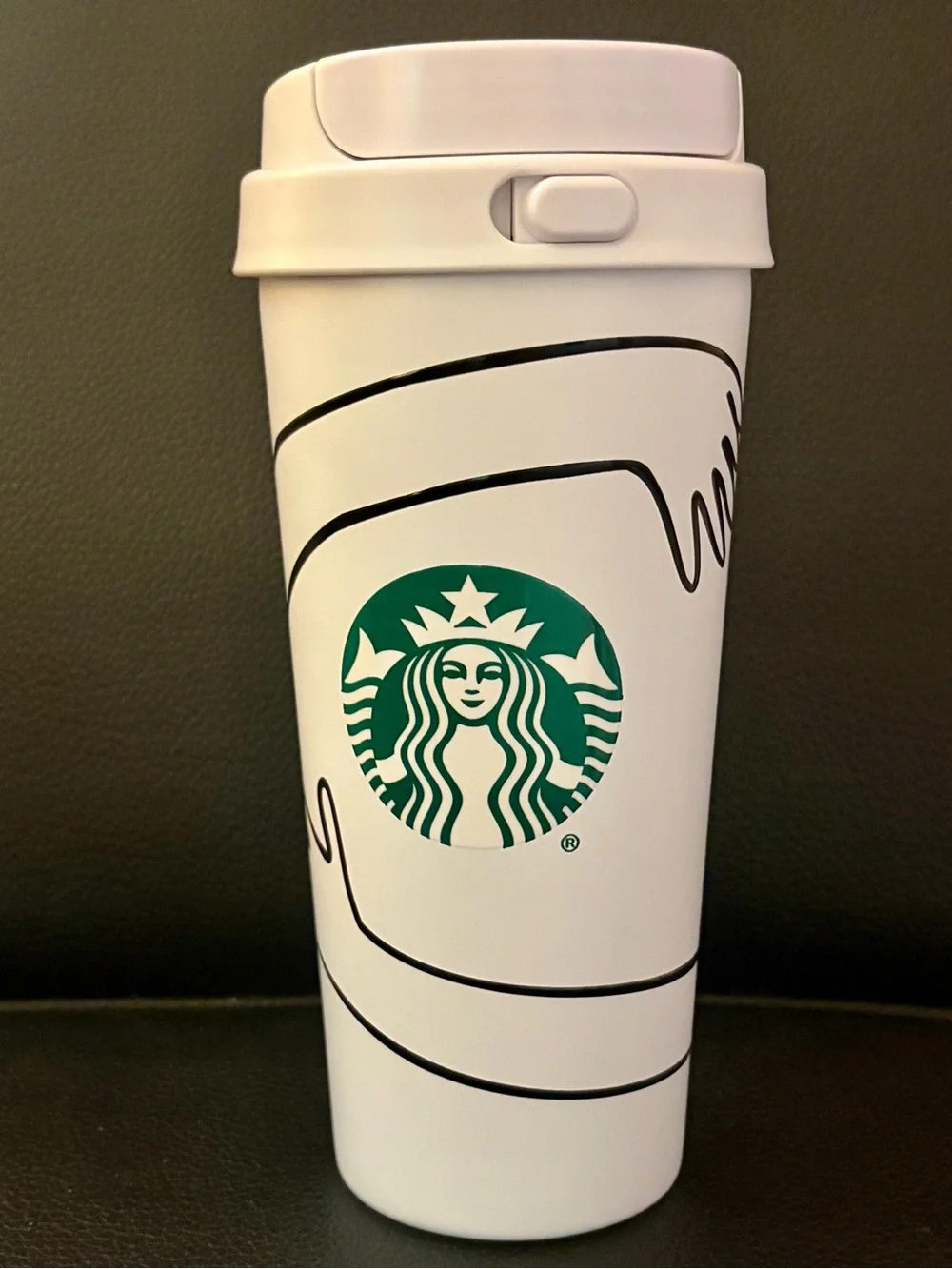 NWT STARBUCKS KITCHEN Coffee for All SPRING 2026 16oz 473mL Hug Graphic Tumbler